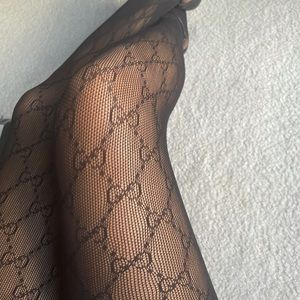 Brand New Gucci GG Logo Tights